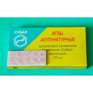 Иглы акупунктурные кнопочные